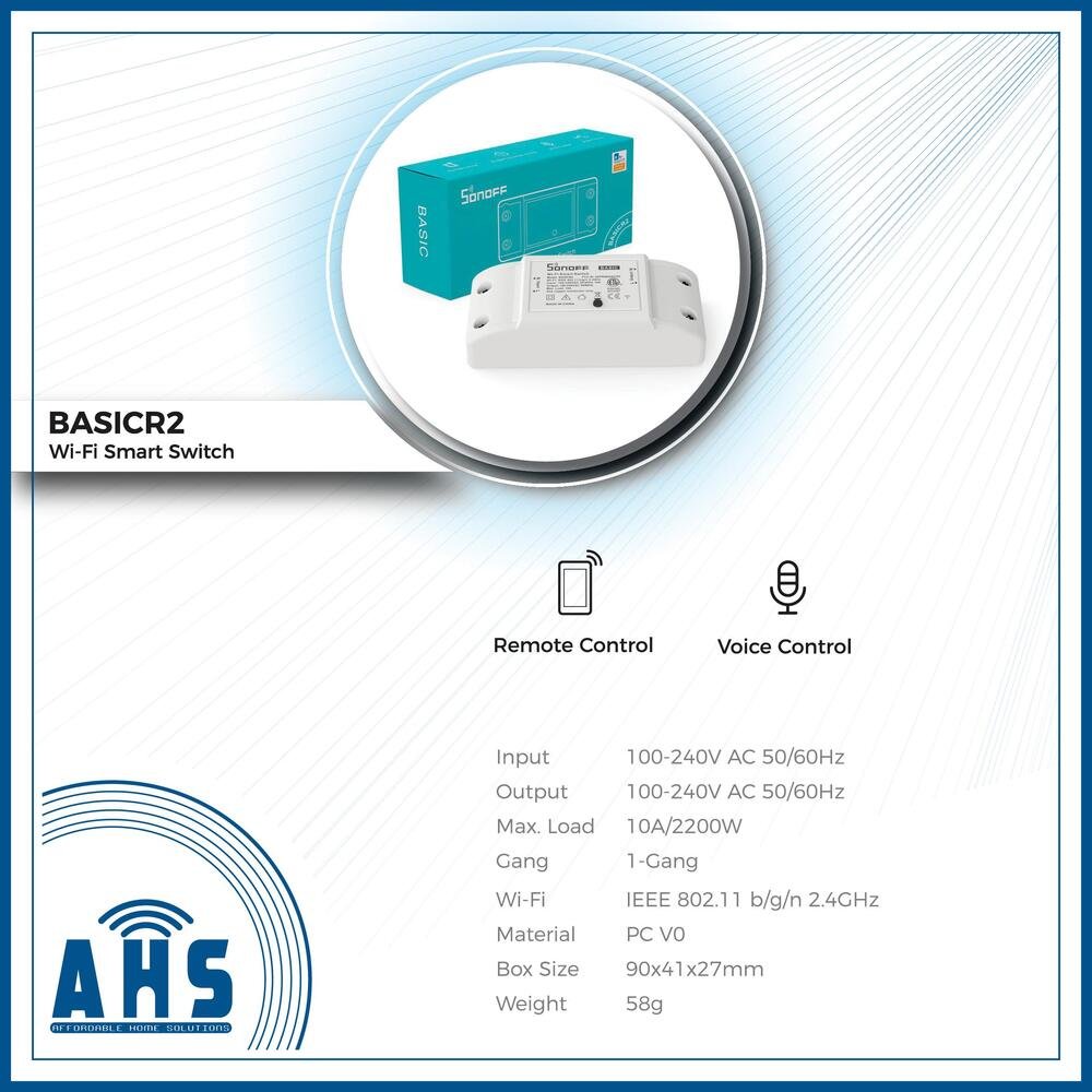 sonoff Basic R2 SONOFF Basic R2 WiFi Wireless Smart Switch