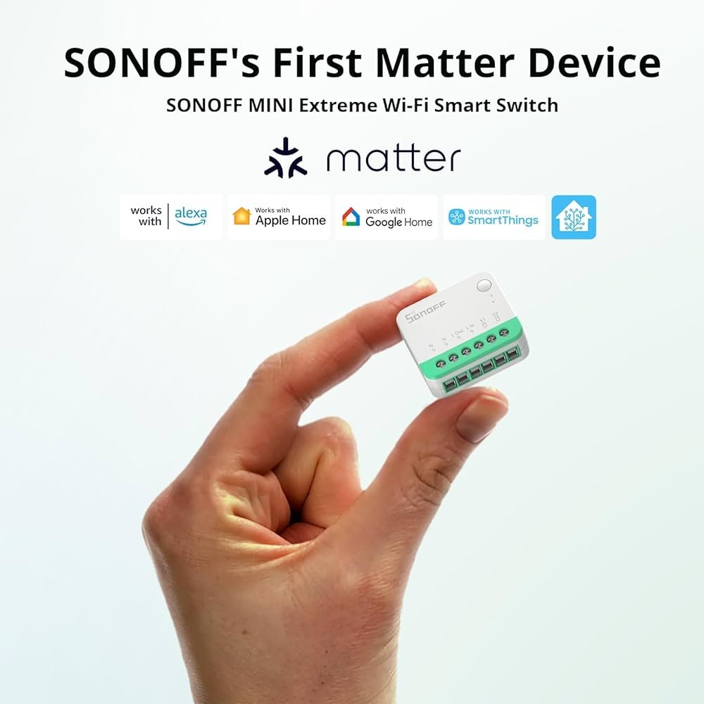 sonoff mini r4 matter_1 SONOFF MINIR4M Matter Smart Switch