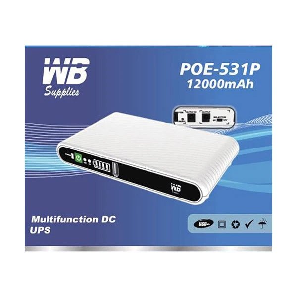 WB Mini DC UPS Router 12000mAh
