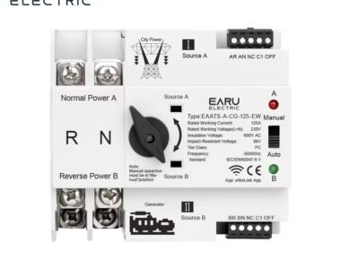EARU 2P AC 230V ATS Dual Power Automatic Transfer Breaker