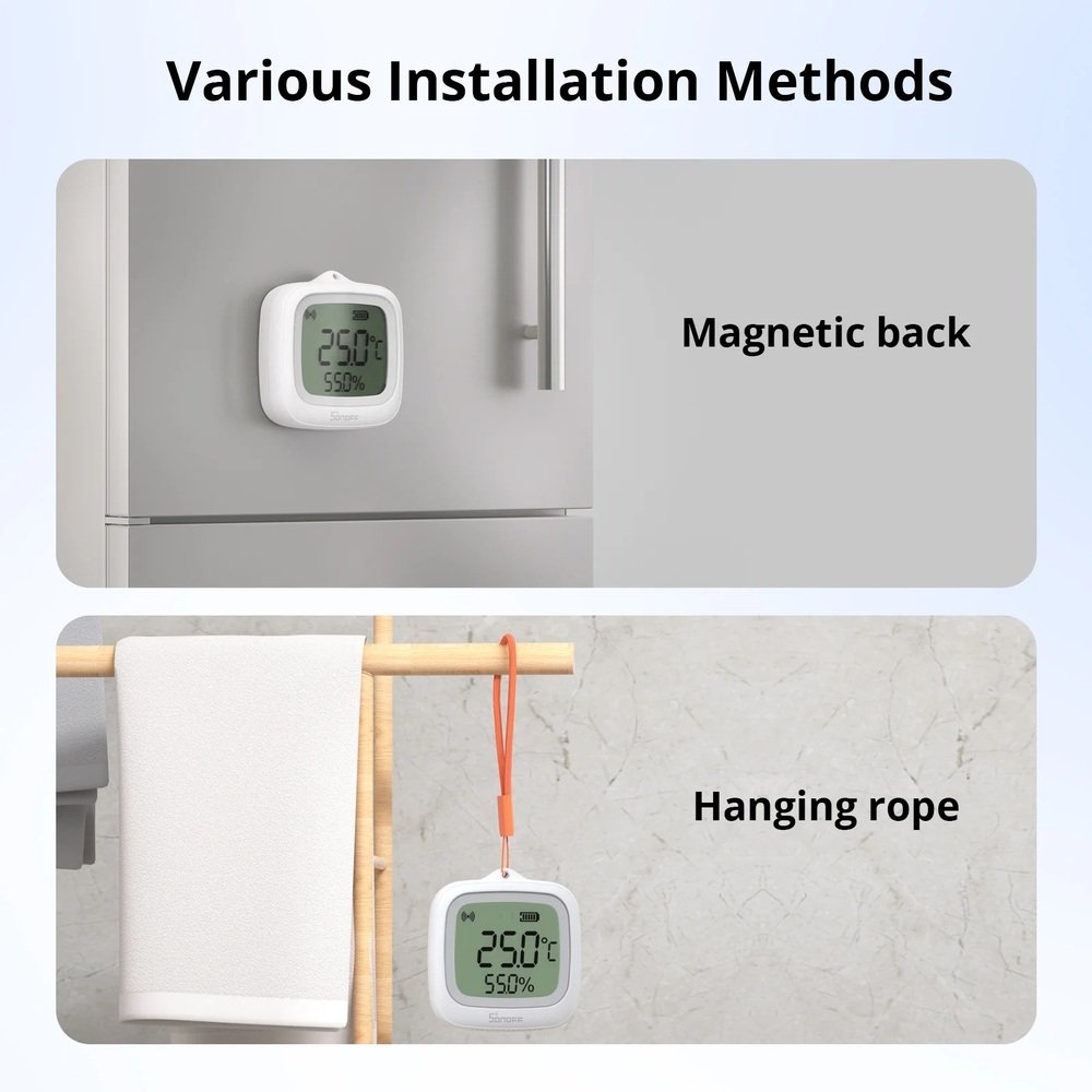 SONOFF SNZB-02WD IP65 Zigbee LCD Smart Temperature Humidity Sensor_2 SONOFF Zigbee LCD Smart Temperature Humidity Sensor SNZB-02WD