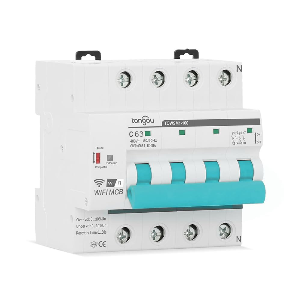 Tuya WiFi Smart Circuit Breaker 3P+N