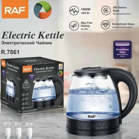 RAF Electric Kettle Glass 1.2L
