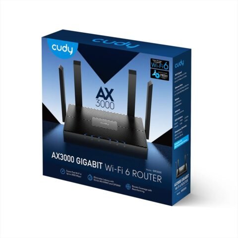 CUDY AX3000 Gigabit Wi-Fi 6 Mesh Router | WR3000